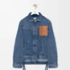 Chaqueta de estilo laboral en denim Chaqueta de estilo laboral en denim