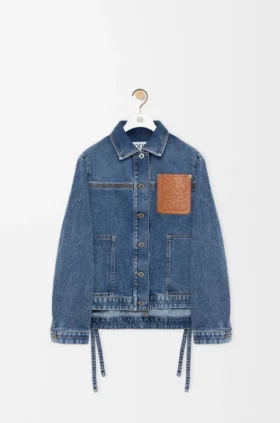Chaqueta de estilo laboral en denim