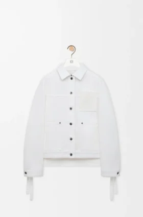 Chaqueta de estilo laboral en denim