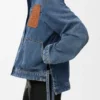 Chaqueta de estilo laboral en denim Chaqueta de estilo laboral en denim
