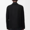 Chaqueta de estilo laboral en lana y cachemira
