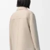 Chaqueta de estilo laboral en lana y cachemira Chaqueta de estilo laboral en lana y cachemira