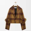 Chaqueta de mezcla de mohair y lana Chaqueta de mezcla de mohair y lana