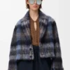 Chaqueta de mezcla de mohair y lana Chaqueta de mezcla de mohair y lana