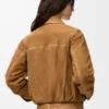Chaqueta de piel de cabra de gamuza Chaqueta de piel de cabra de gamuza