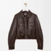 Chaqueta de piel de cordero napa Chaqueta de piel de cordero napa
