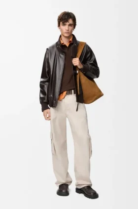 Chaqueta de piel de cordero napa Chaqueta de piel de cordero napa