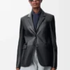 Chaqueta de piel de cordero napa Chaqueta de piel de cordero napa