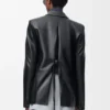 Chaqueta de piel de cordero napa Chaqueta de piel de cordero napa