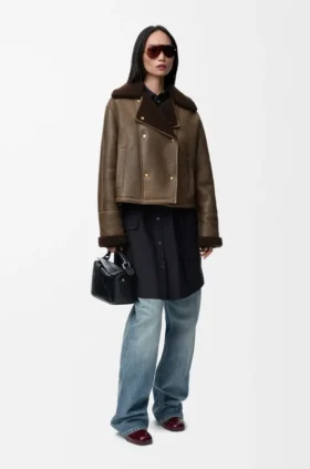 Chaqueta de piel de oveja