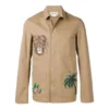 Chaqueta estampada loewe para hombre, color marrón H2198210Ib-2140