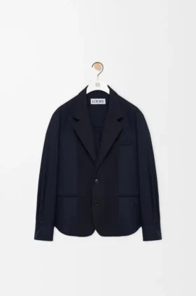 Chaqueta híbrida de algodón y lana