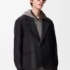 Chaqueta híbrida de lana