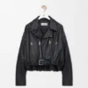Chaqueta motera de piel de cordero napa Chaqueta motera de piel de cordero napa