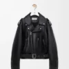 Chaqueta motera de piel de cordero napa Chaqueta motera de piel de cordero napa
