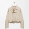 Chaqueta motera de piel de cordero napa Chaqueta motera de piel de cordero napa