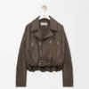 Chaqueta motera de piel de cordero napa Chaqueta motera de piel de cordero napa