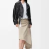Chaqueta motera de piel de cordero napa Chaqueta motera de piel de cordero napa