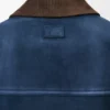 Chaqueta tipo camionero de piel de cabra de gamuza Chaqueta tipo camionero de piel de cabra de gamuza