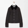 Chaqueta tipo camionero de piel de oveja