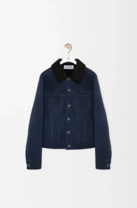 Chaqueta tipo camionero de piel de oveja