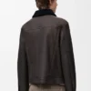 Chaqueta tipo camionero de piel de oveja