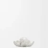 Colgante de sombrero con forma de flor en plata esterlina y cristales Colgante de sombrero con forma de flor en plata esterlina y cristales