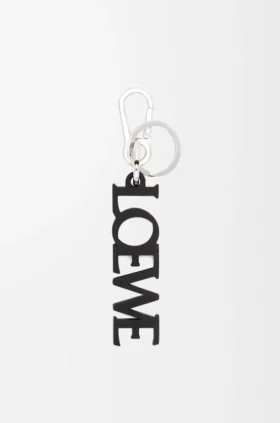 Colgante emblemático de loewe en piel de becerro lisa