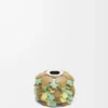 Colgante «Small Leaves» en piel de becerro