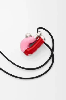 Collar colgante Acrobat en plata de ley y esmalte