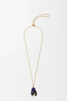 Collar de conchas en plata esterlina y cuentas