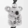 Dije de koala en fieltro y piel de becerro Dije de koala en fieltro y piel de becerro