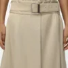 Falda de algodón y seda Falda de algodón y seda