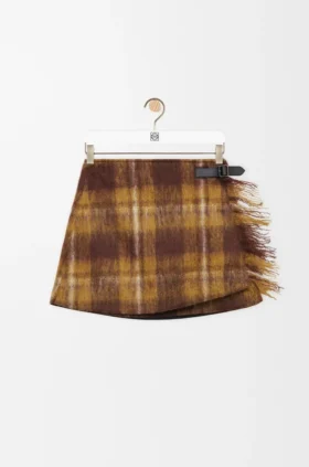 Falda de mezcla de mohair y lana