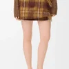 Falda de mezcla de mohair y lana Falda de mezcla de mohair y lana