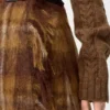 Falda de mezcla de mohair y lana Falda de mezcla de mohair y lana