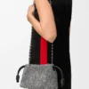 Flamenco Purse con abalorios y piel de cordero napa Flamenco Purse con abalorios y piel de cordero napa