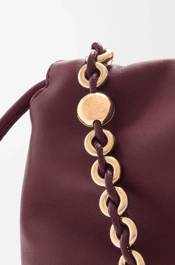 Flamenco Purse grande en piel de cordero napa suave Flamenco Purse grande en piel de cordero napa suave