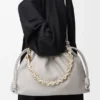 Flamenco Purse grande en piel de cordero napa suave Flamenco Purse grande en piel de cordero napa suave