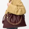 Flamenco Purse grande en piel de cordero napa suave Flamenco Purse grande en piel de cordero napa suave