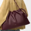 Flamenco Purse grande en piel de cordero napa suave Flamenco Purse grande en piel de cordero napa suave