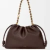 Flamenco Purse grande en piel de cordero napa suave Flamenco Purse grande en piel de cordero napa suave