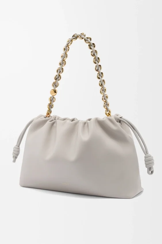 Flamenco Purse grande en piel de cordero napa suave Flamenco Purse grande en piel de cordero napa suave
