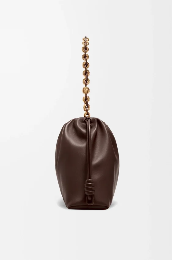 Flamenco Purse grande en piel de cordero napa suave Flamenco Purse grande en piel de cordero napa suave