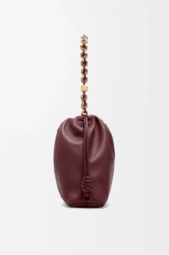 Flamenco Purse grande en piel de cordero napa suave Flamenco Purse grande en piel de cordero napa suave
