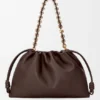 Flamenco Purse grande en piel de cordero napa suave Flamenco Purse grande en piel de cordero napa suave
