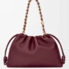 Flamenco Purse grande en piel de cordero napa suave Flamenco Purse grande en piel de cordero napa suave