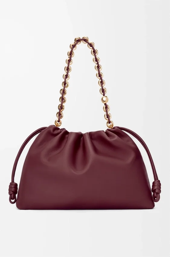 Flamenco Purse grande en piel de cordero napa suave Flamenco Purse grande en piel de cordero napa suave