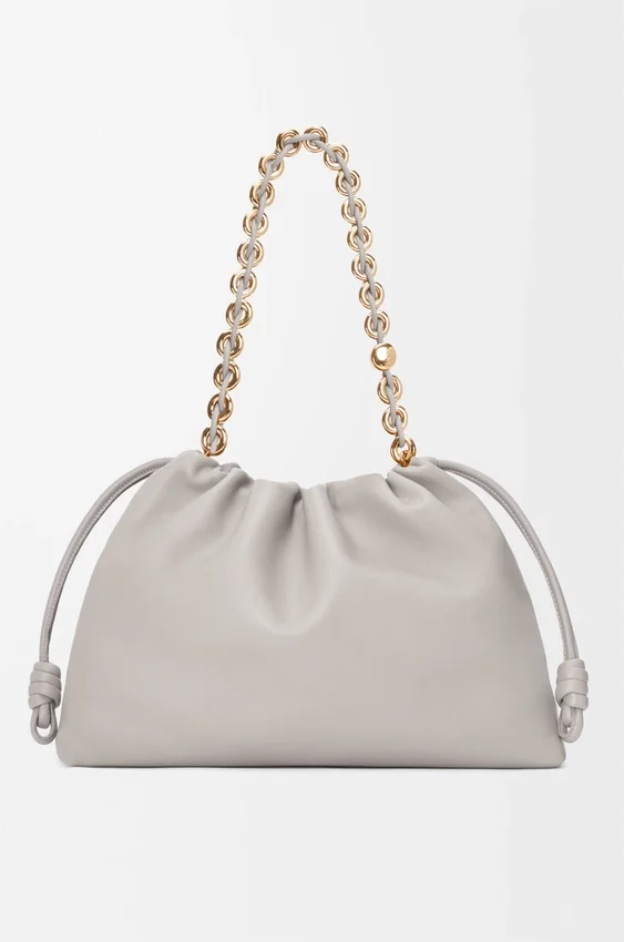 Flamenco Purse grande en piel de cordero napa suave Flamenco Purse grande en piel de cordero napa suave