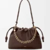 Flamenco Purse grande en piel de cordero napa suave Flamenco Purse grande en piel de cordero napa suave